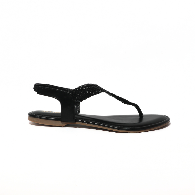 Braided T-Stap Flats