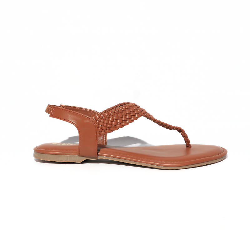 Braided T-Stap Flats