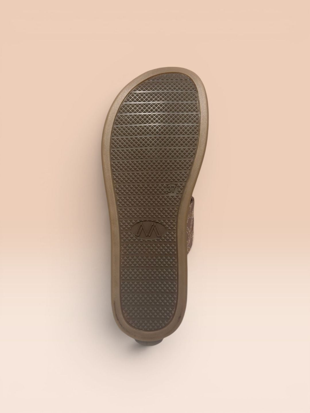 Champagne Slip-on Sandals