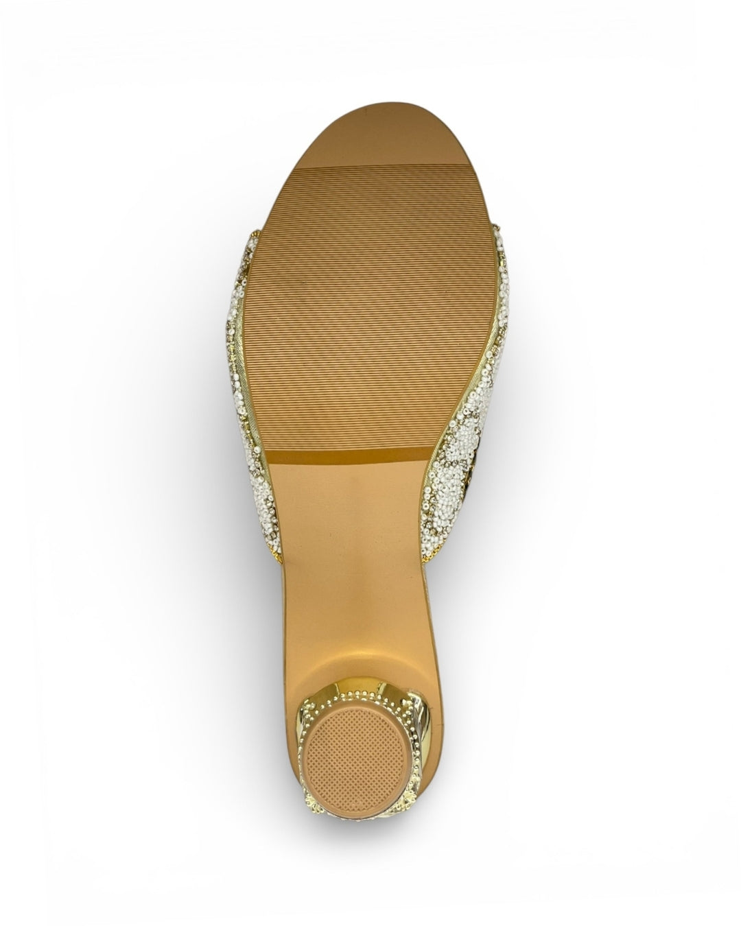 Embellished Ethnic Block Mules