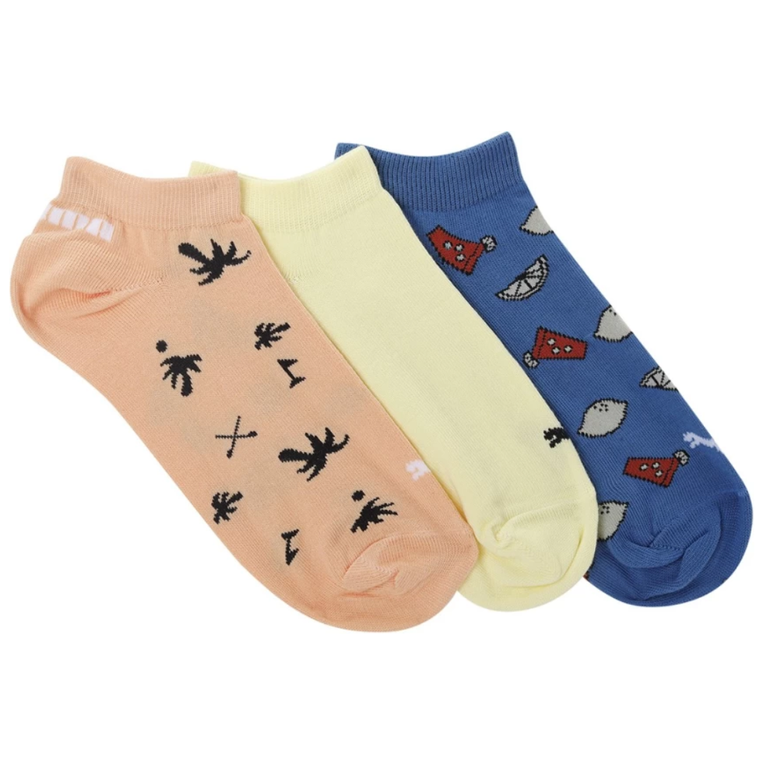 Unisex Graphic Print Ankle Length - Pack of 3