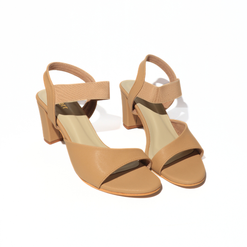 Peek Toe with Ankle Strap Heel
