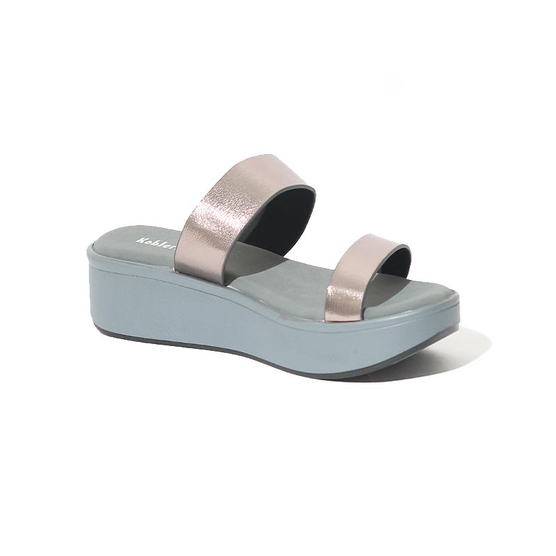 Silver Platform Heel
