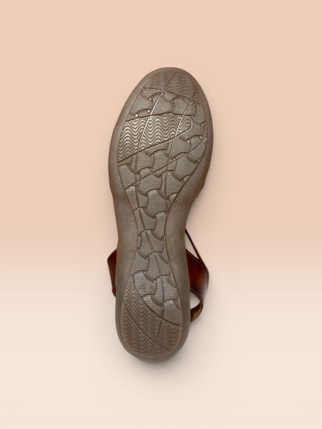 Tan Closed-Toe Sandals