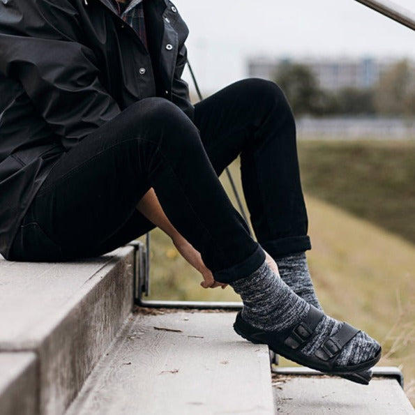 Arizona Essentials in Black women's Slides