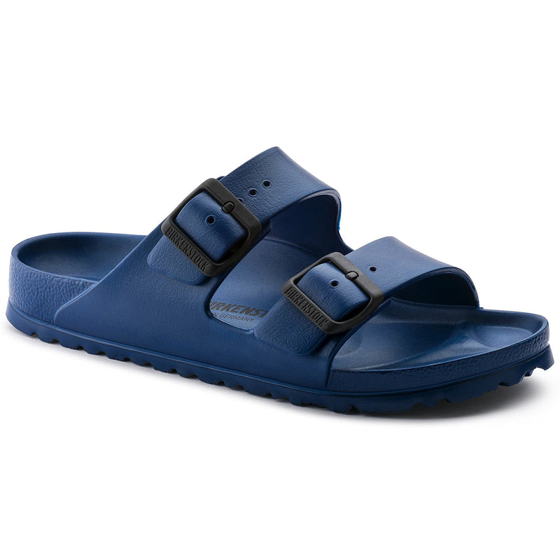 Mens navy blue online slides