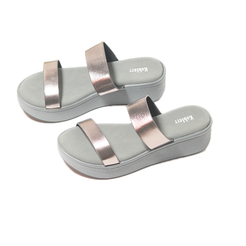 Silver Platform Heel