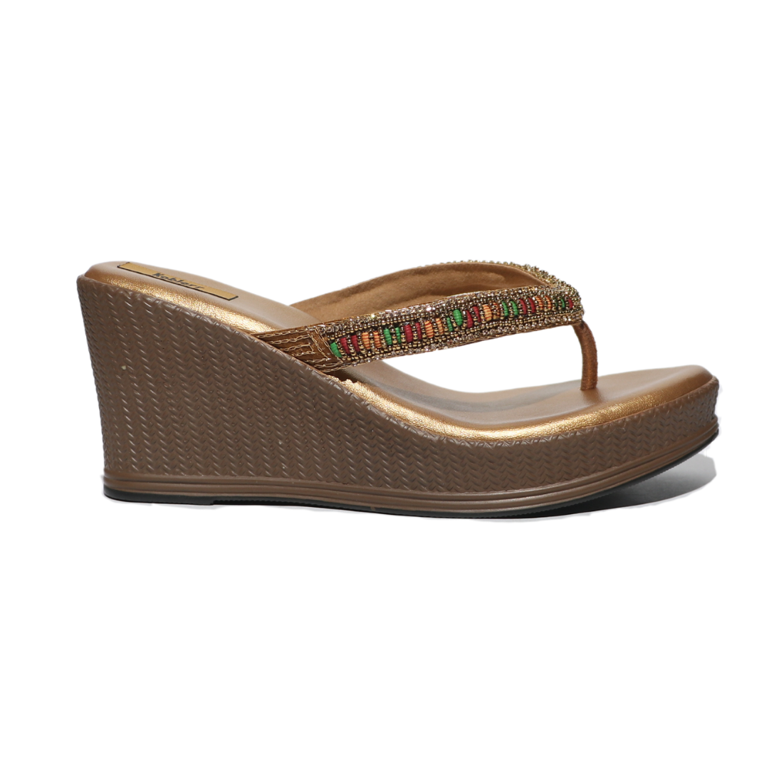 Beaded Strap Wedge