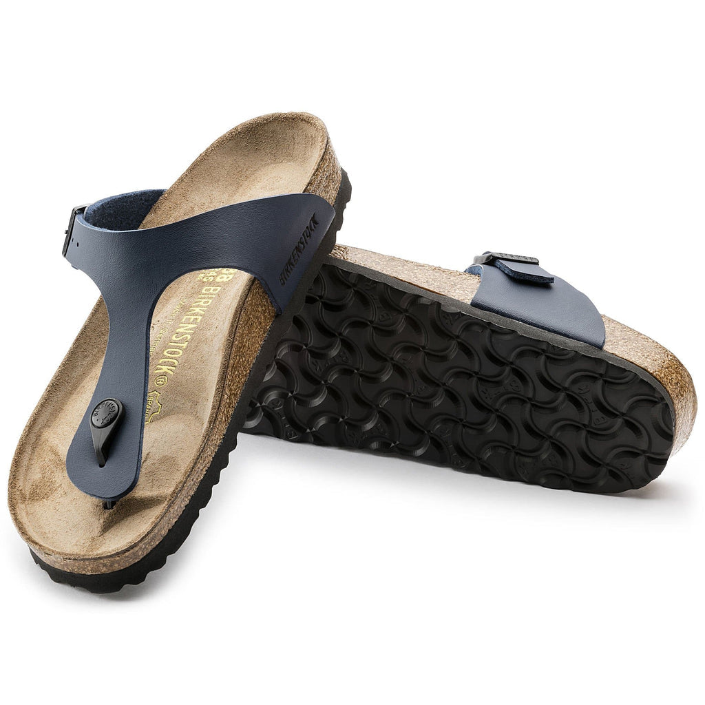 Gizeh Birko-Flor In Blue Unisex Sandals