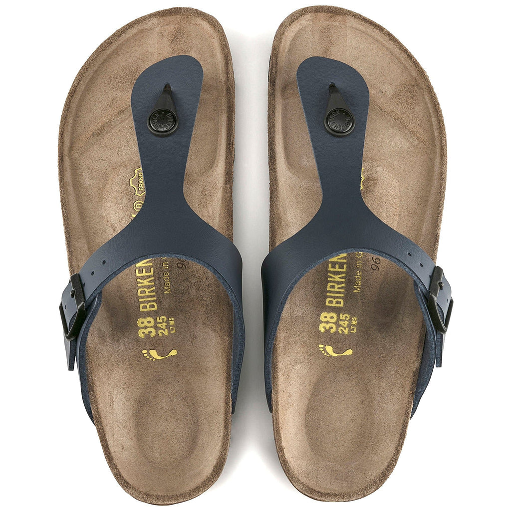 Gizeh Birko-Flor In Blue Unisex Sandals