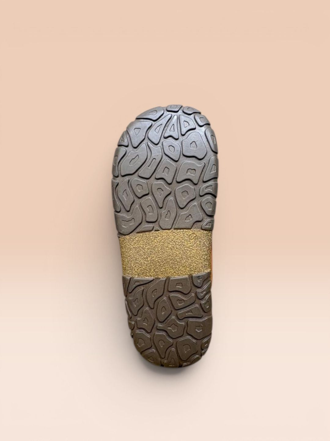 Tan Buckle Detailed Comfort Sandals