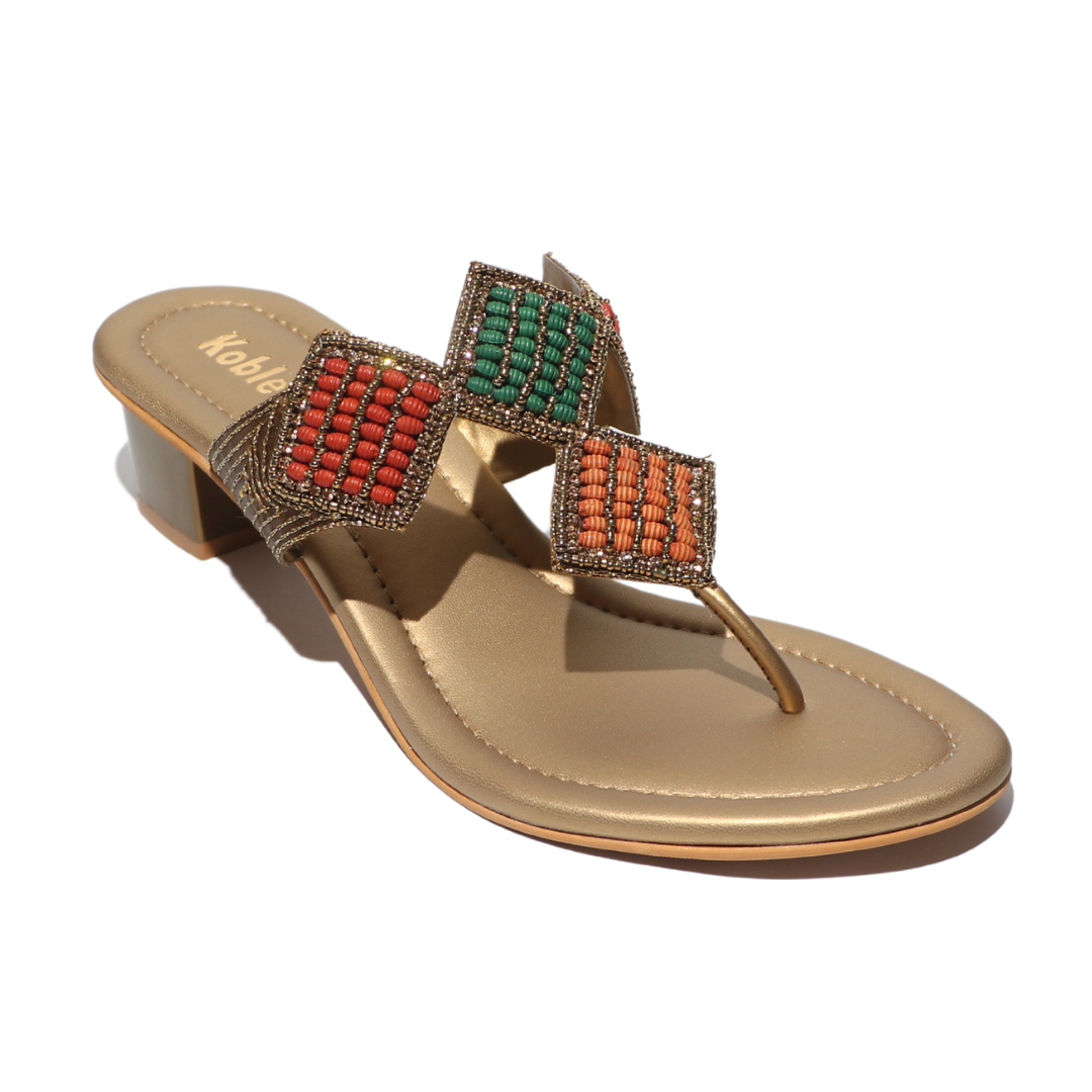 Multicolor Ethnic Sandals