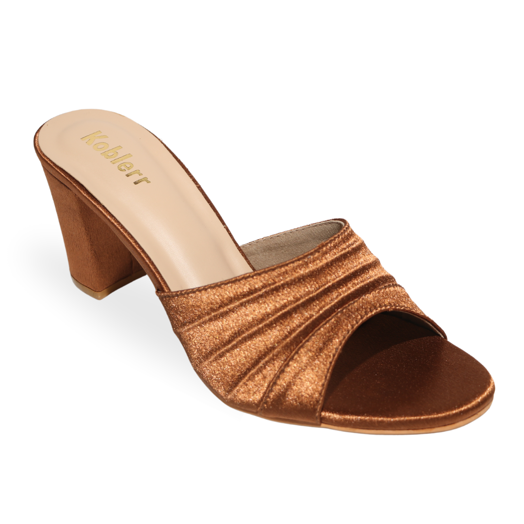 Copper Slip-On Heels