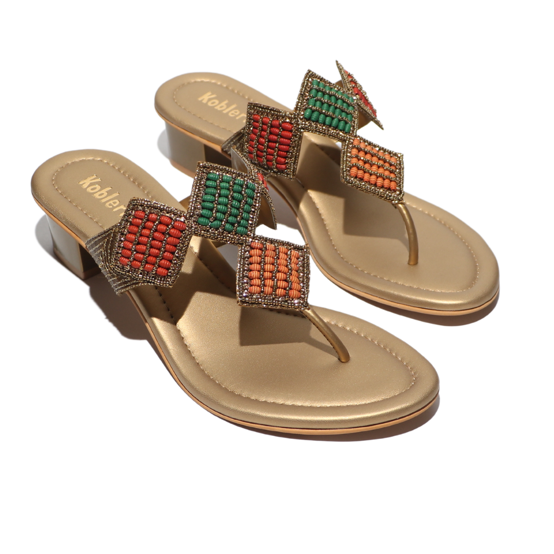 Multicolor Ethnic Sandals