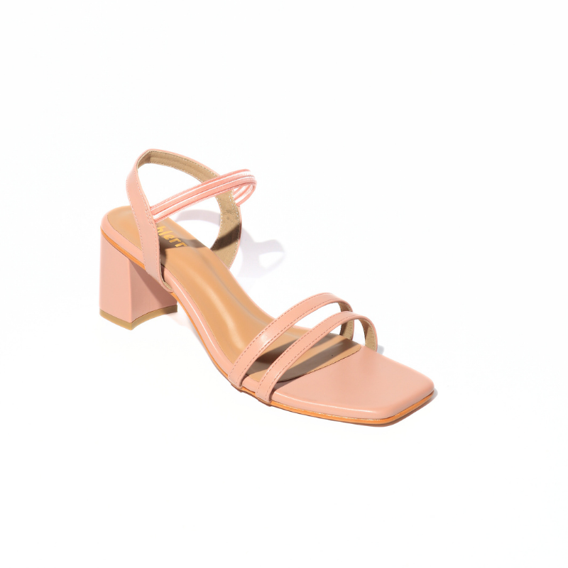 Double Strap Block Heel