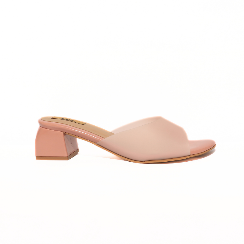 Translucent Peek Toe Heels