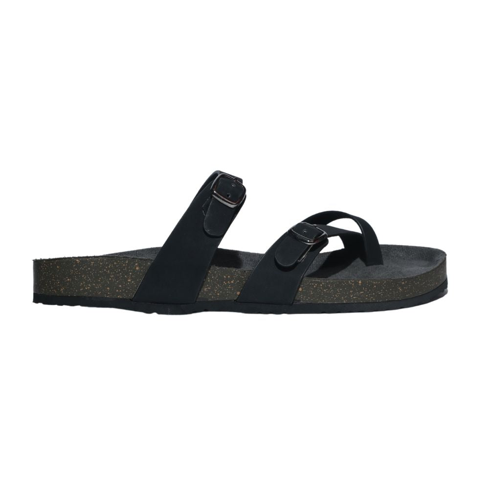 Women’s Toe Ring Sandals in Black