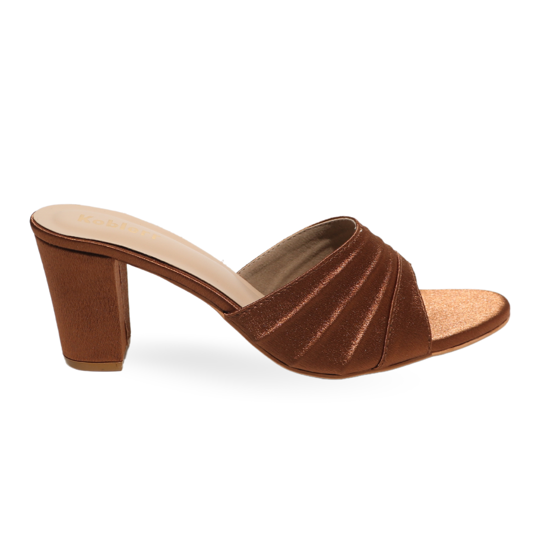 Copper Slip-On Heels