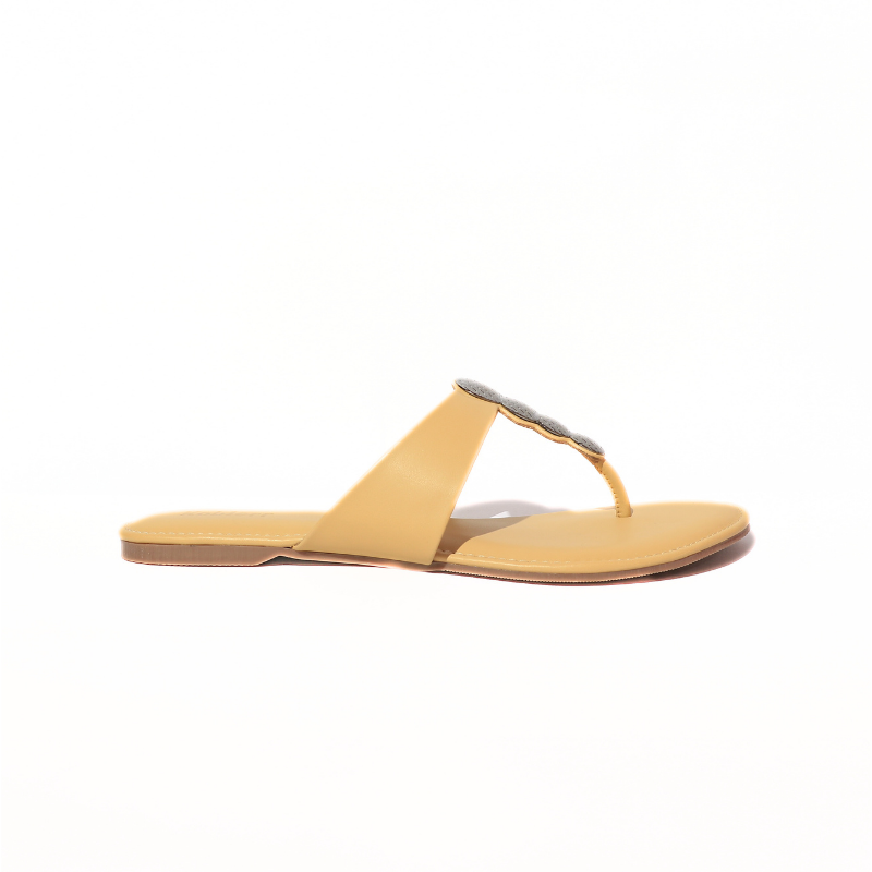 T-Strap with Metal Embellishment