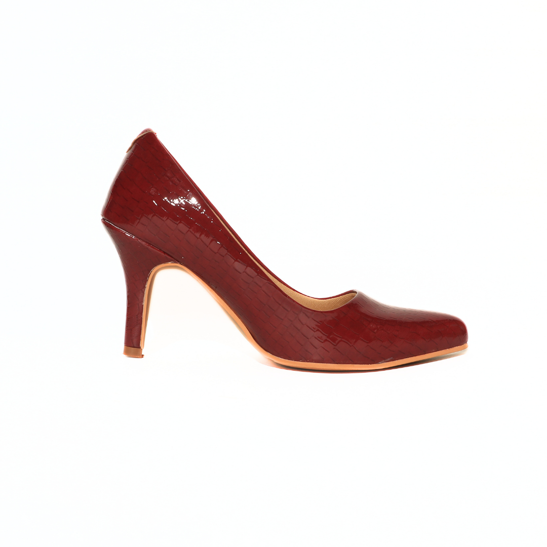 Maroon High Heel Pumps