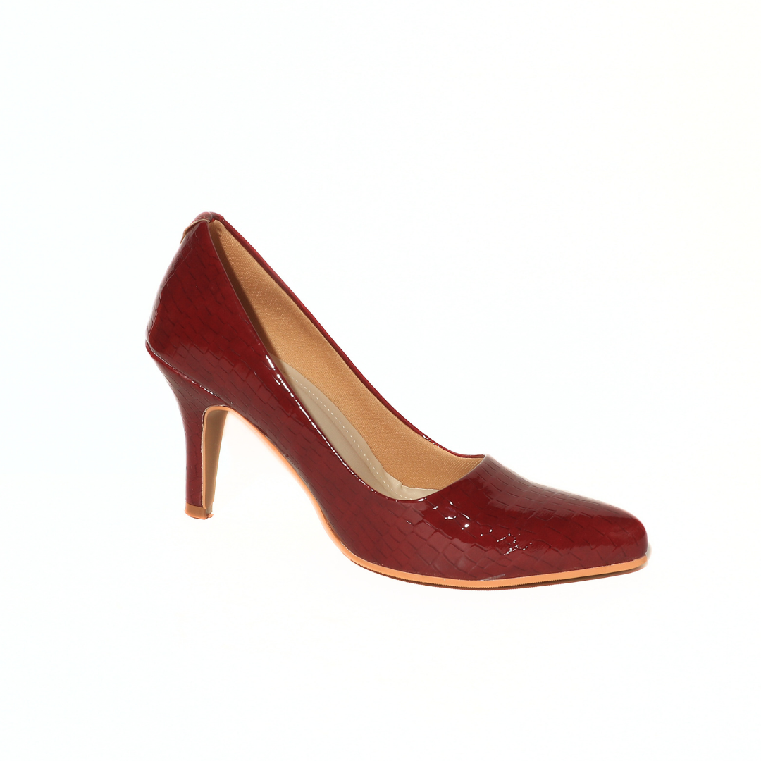 Maroon High Heel Pumps