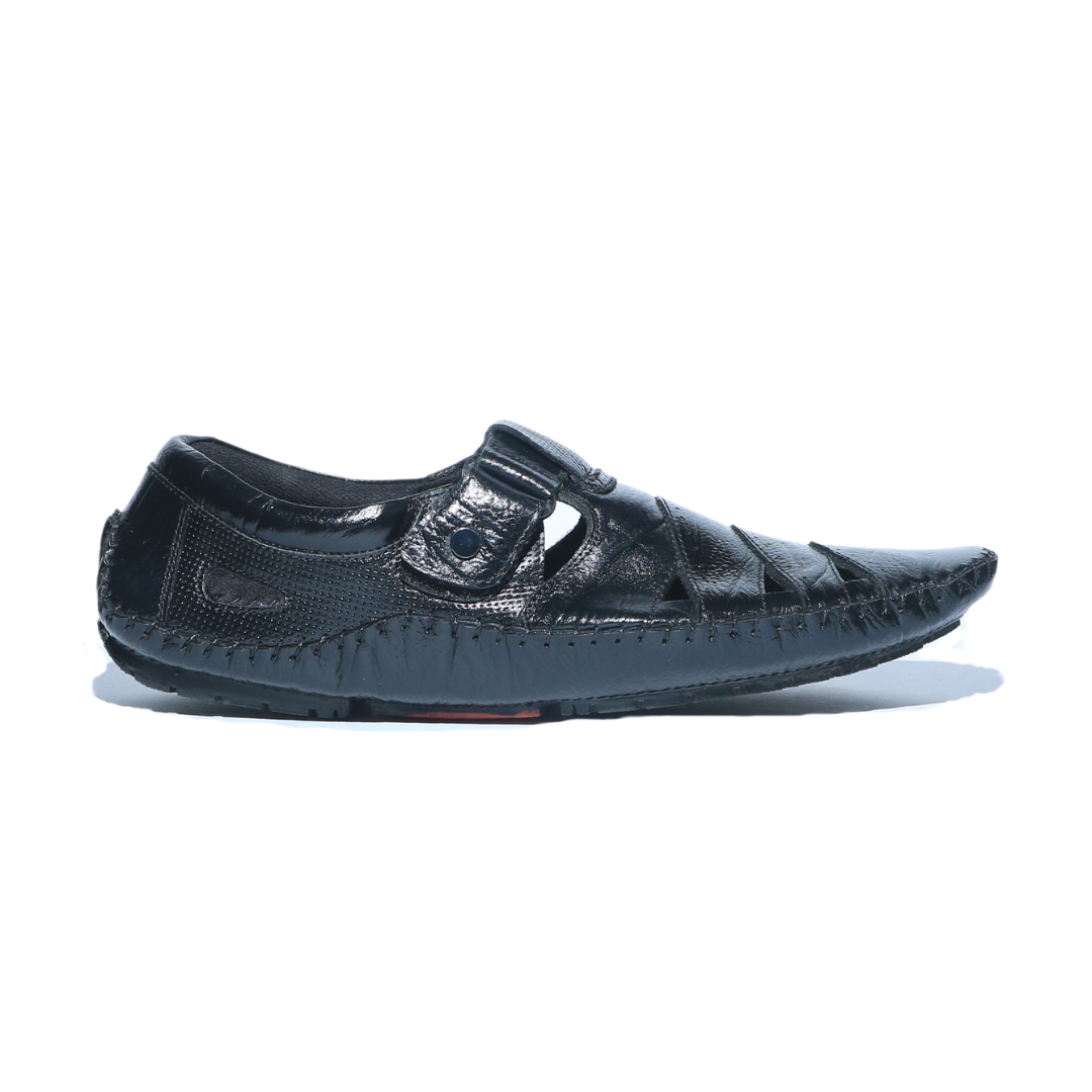 Men Black Kundra Shoes