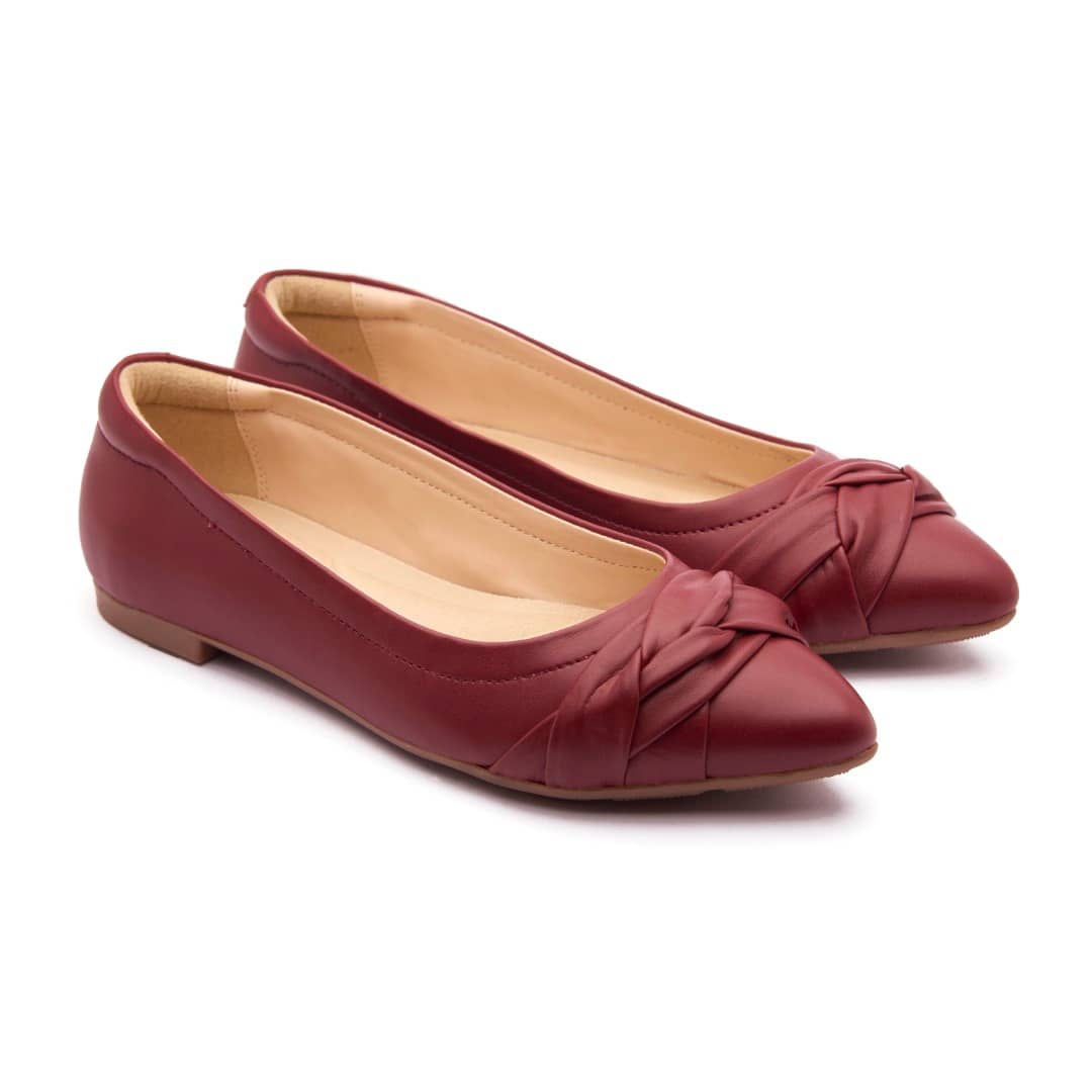 Women’s Wine Ballerinas