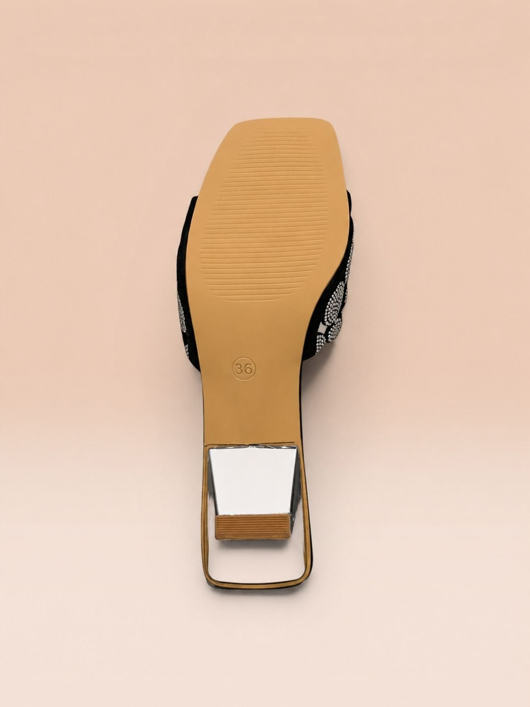 Black Kitten heel
