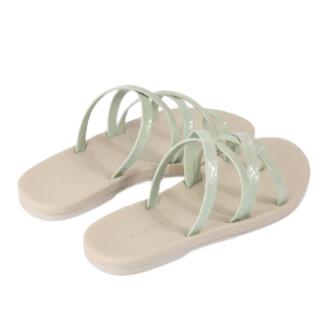 Strappy One Toe Flats