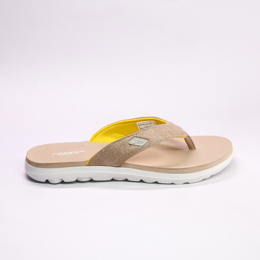 AMELIYA - Women's Beige Slippers
