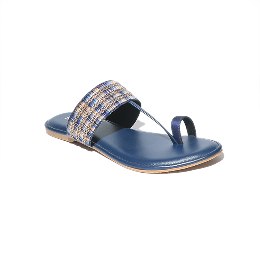 Blue Toe Ring Flats â Koblerr