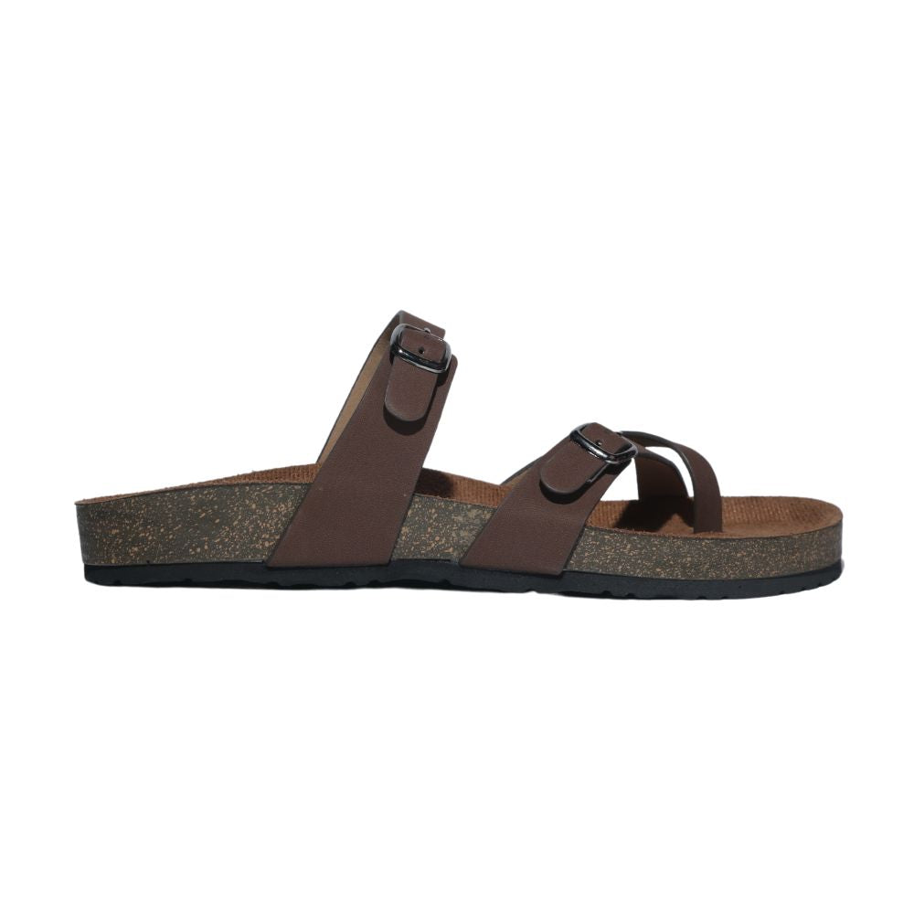 Women’s Toe Ring Sandals in Brown