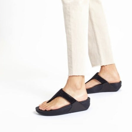Women's LULU Crystal Embellished Toe Post Sandals