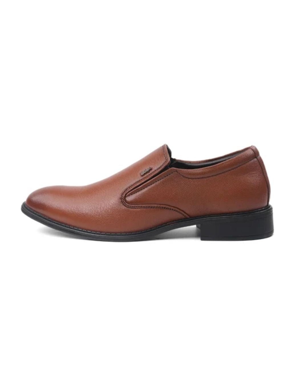 Lee Cooper Tan Leather Slip On Shoes