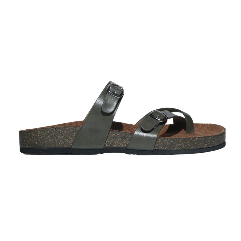 Women’s Toe Ring Sandals in Olive