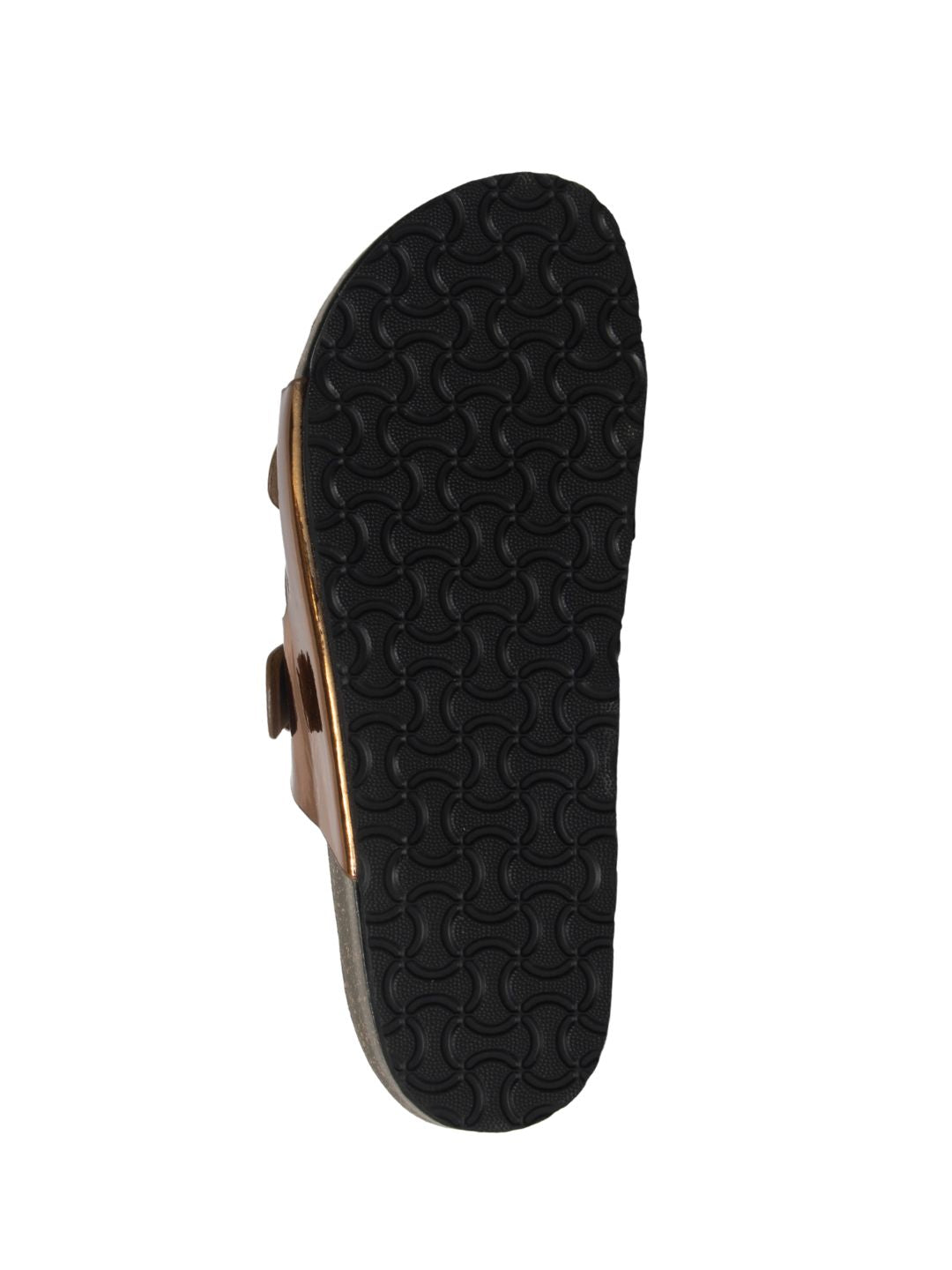 Gold Double Strap Sandals