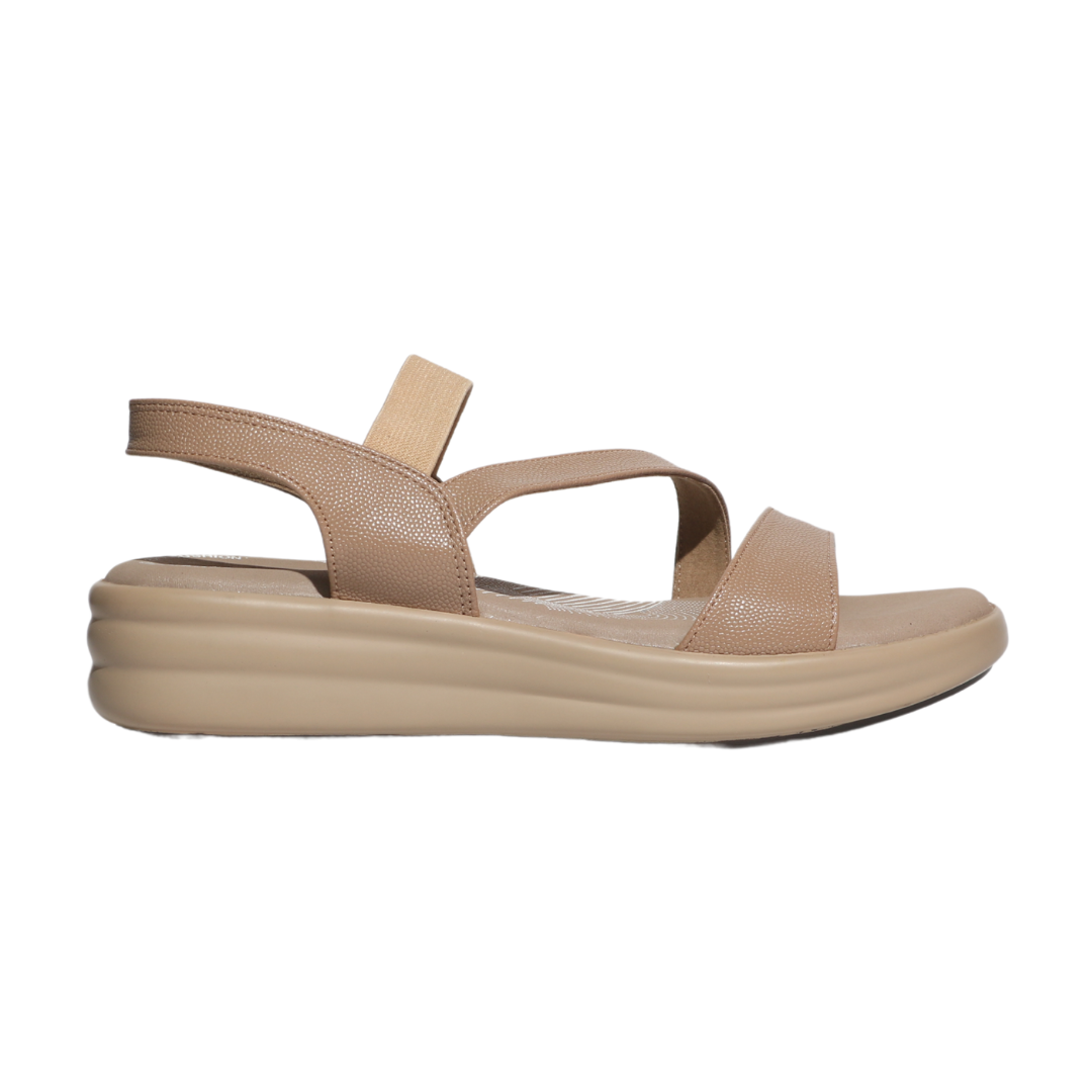 Beige Wedge Sandals