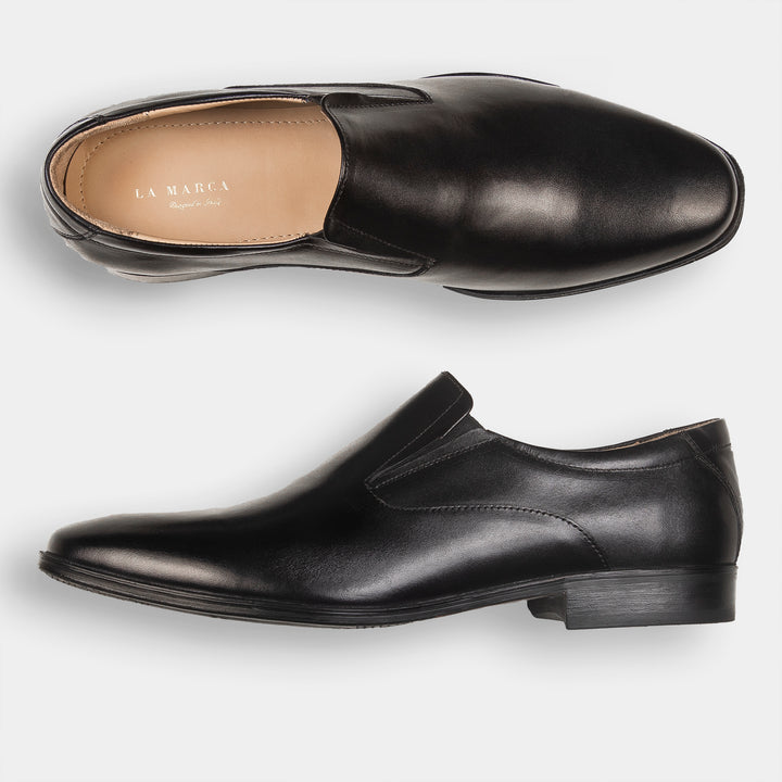 SEINA - Slip On in Charcoal Black