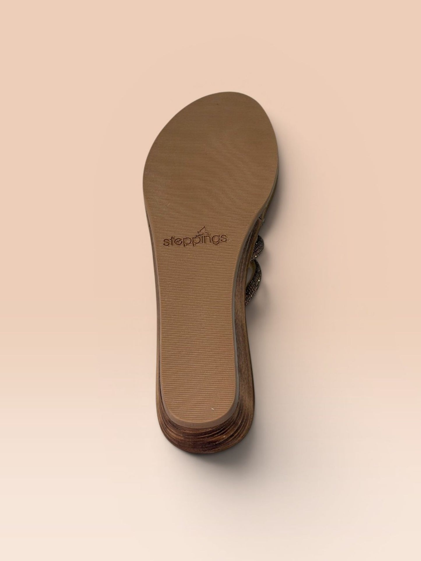 Black Embellished Wedge Heel
