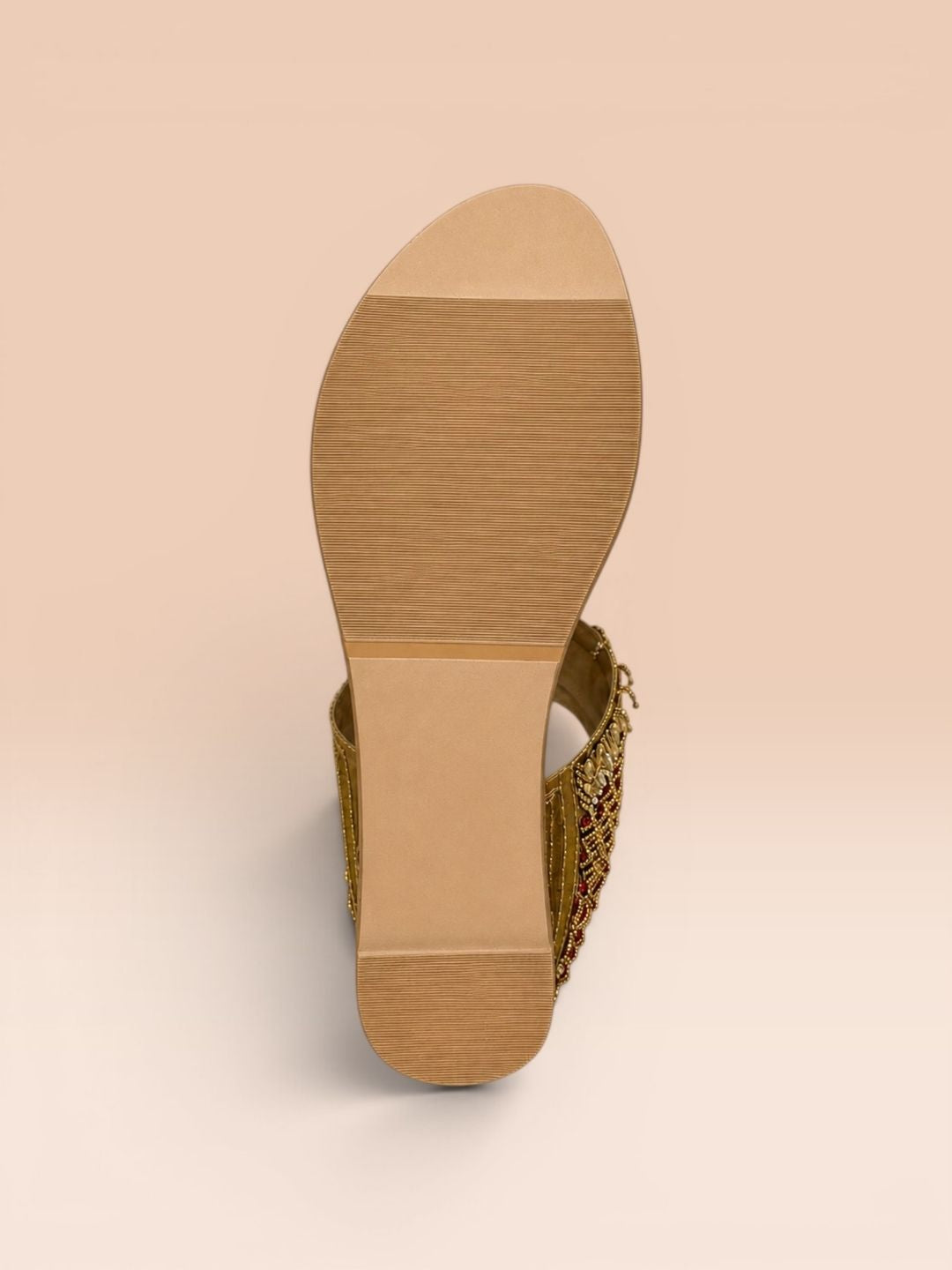 Brown Ethnic wedge Sandals