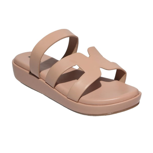 Pink H-Strap Slides