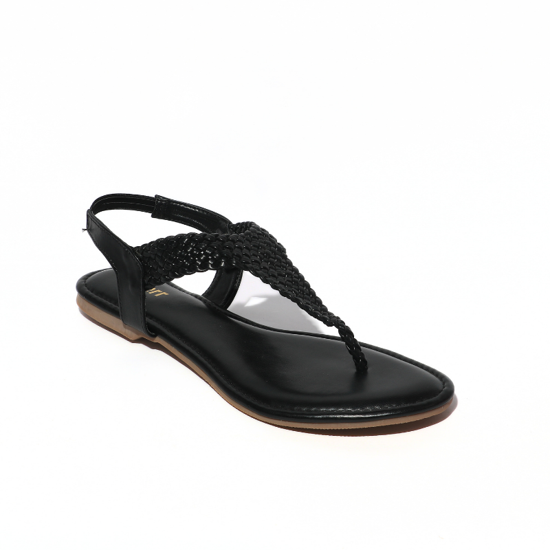 Braided T-Stap Flats