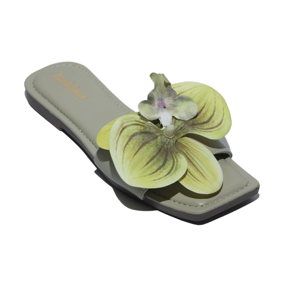 Orchid Slides in Green