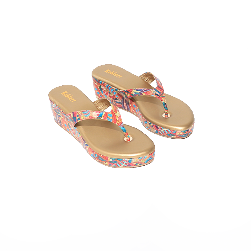 Antique Multicolor Wedges