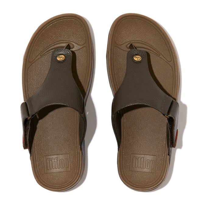 TRAKK II Leather Flip Flops