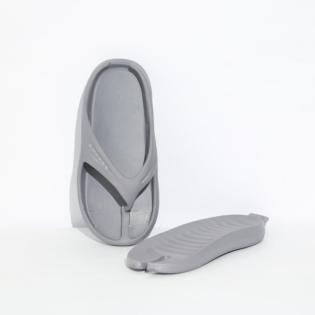 DUKE - Grey Removable sole Slippers