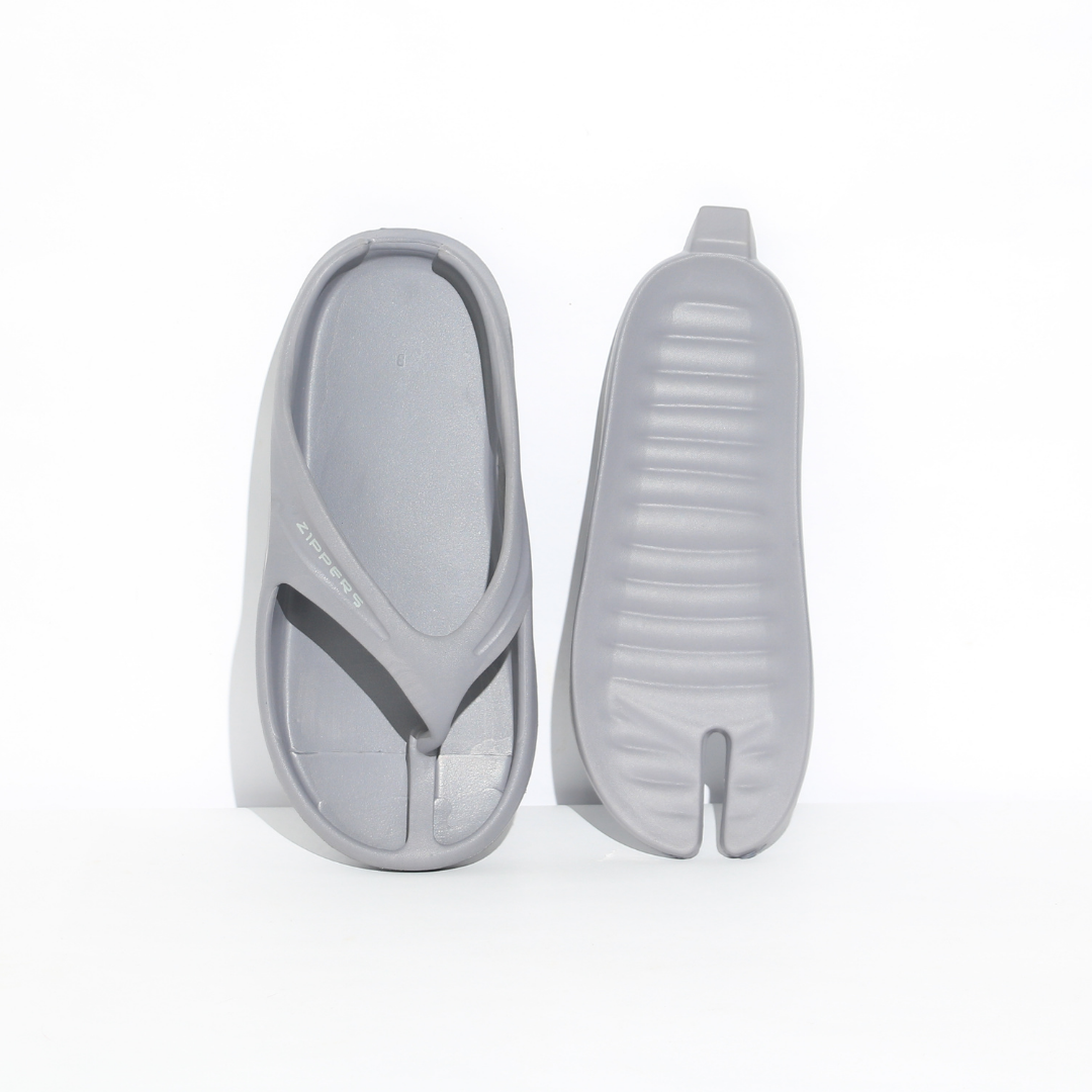 DUKE - Grey Removable sole Slippers
