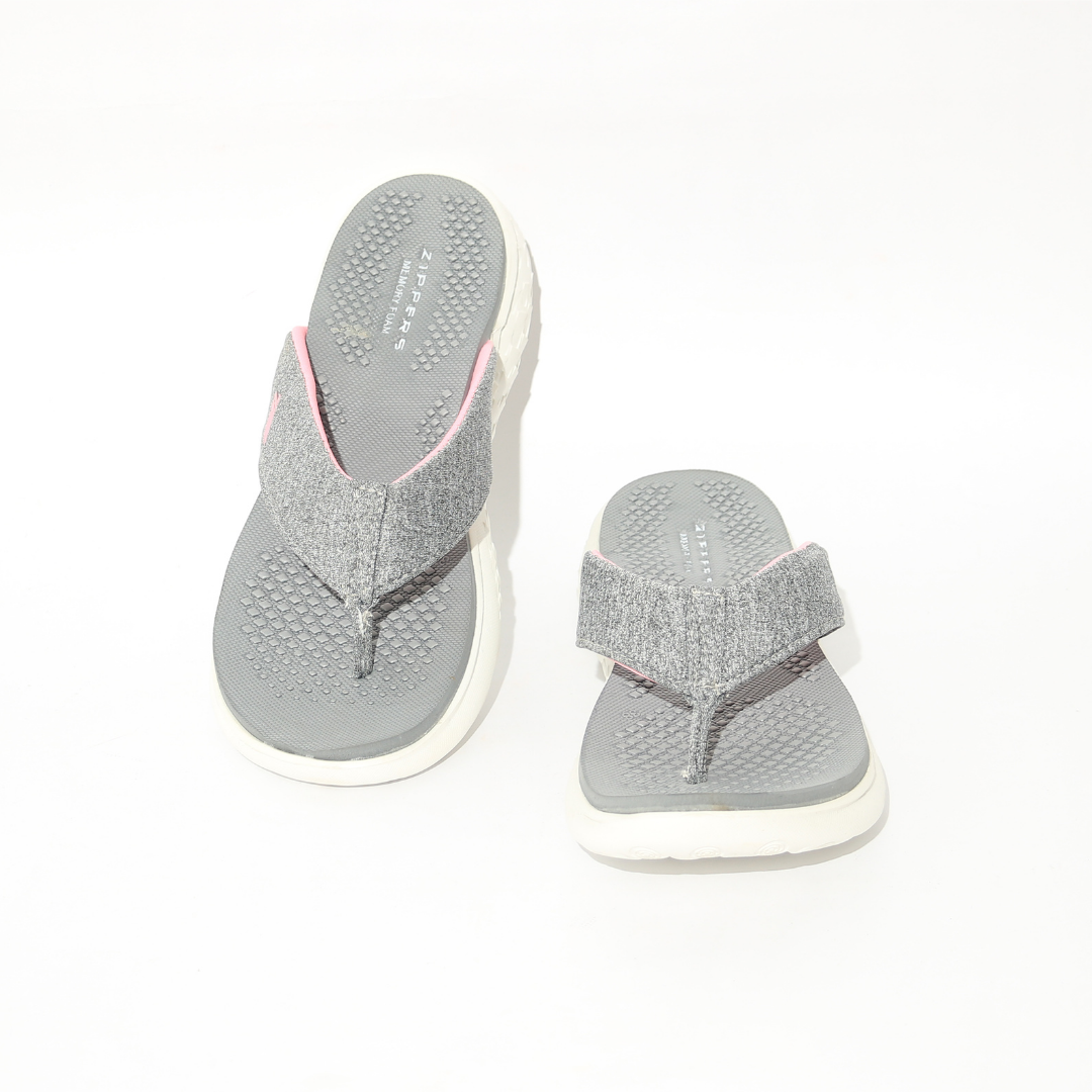 PEARL - Women's Grey Slippers
