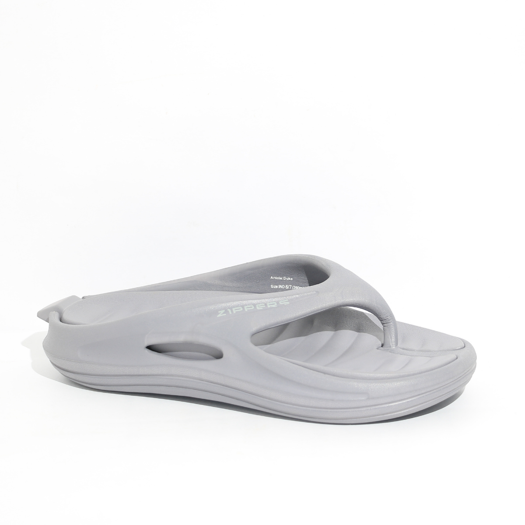 DUKE - Grey Removable sole Slippers