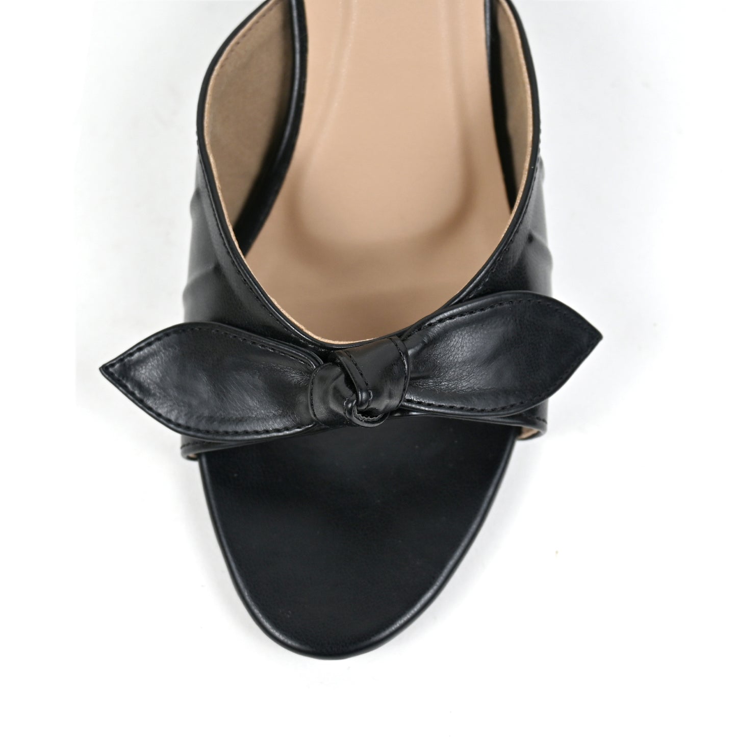 Black Block Heel with Bows